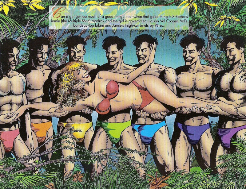 Illustration for article titled The non-stop erotic thrills of the 1990s Marvel Swimsuit Specials